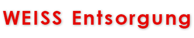 Entsorgungsleistungen für Privat und Gewerbe – WEISS Entsorgung Logo